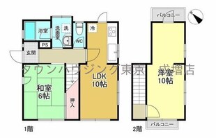 ＦＭ６三園ハウスの物件間取画像